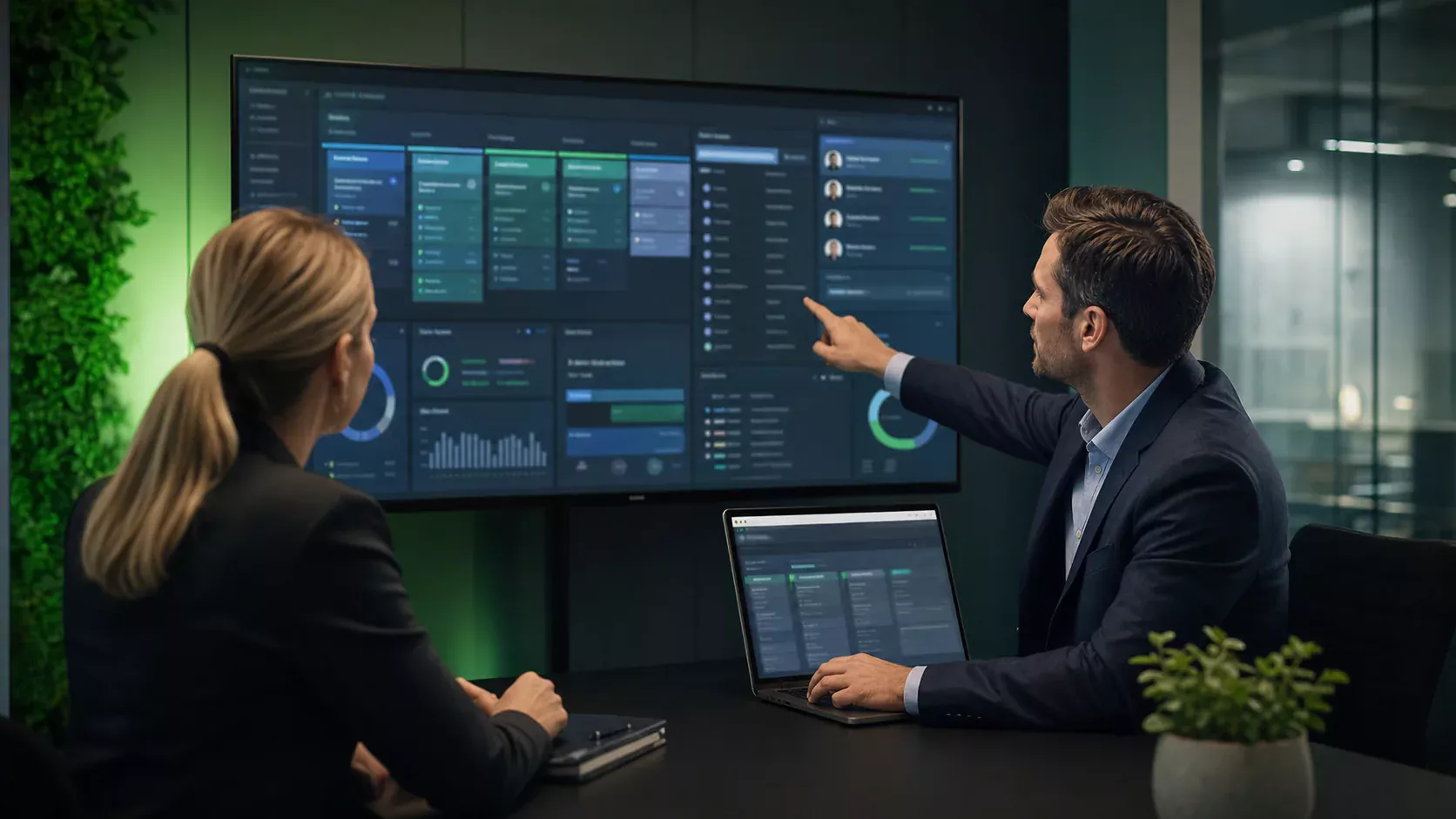 CRM Dashboard mit Leads, Pipeline, Aufgaben und Projektsteuerung