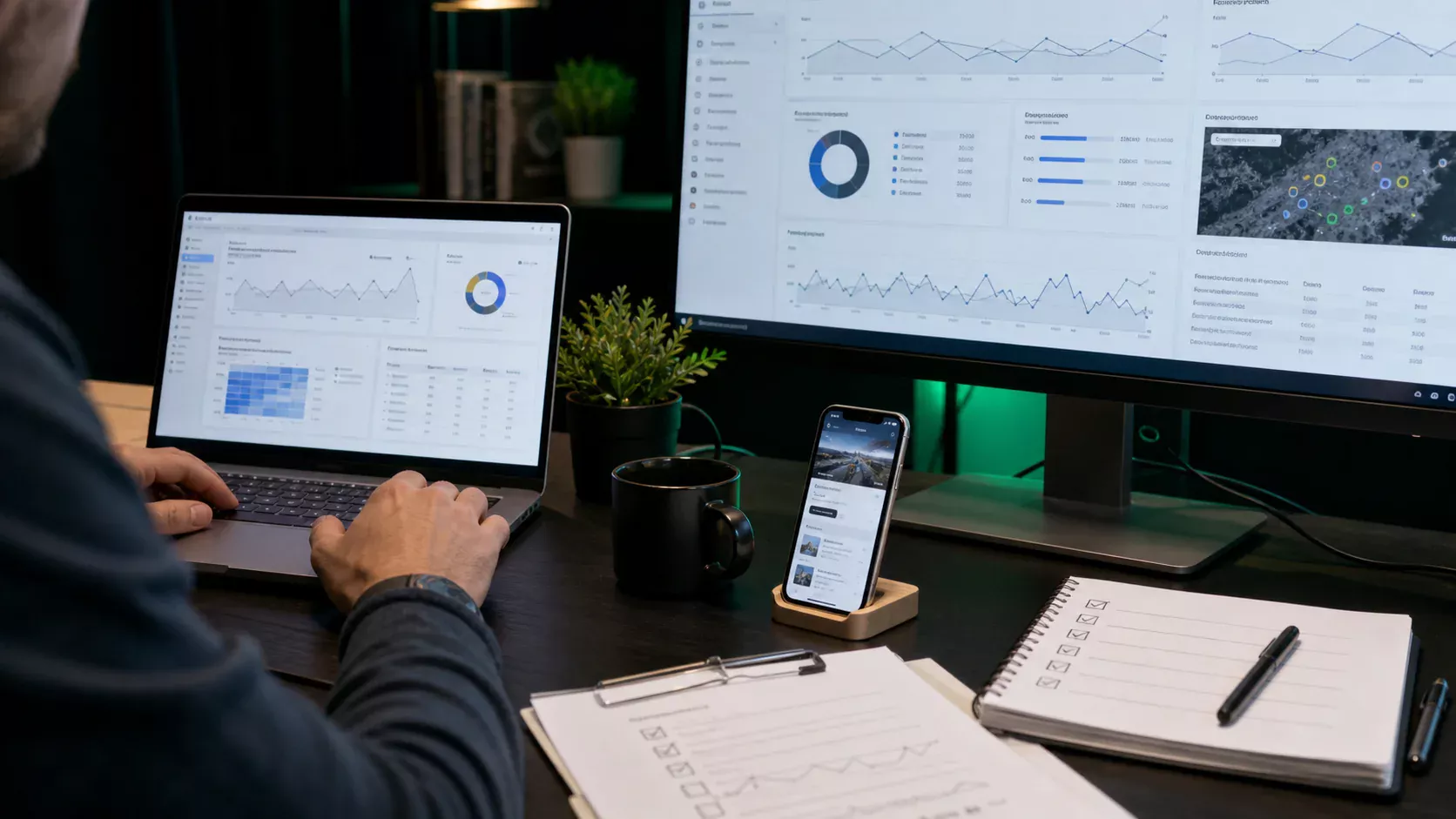SEO Performance Analyse mit Rankings, Ladezeiten und Google Sichtbarkeit